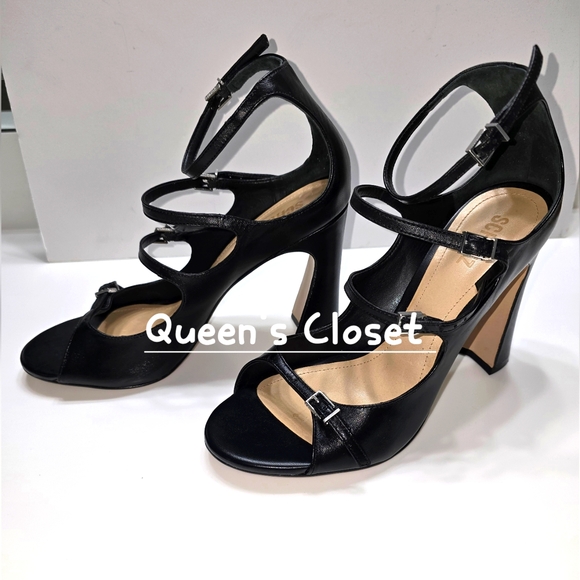 SCHUTZ Roman Leather Strappy Heels Size US 10 💥BRAND NEW